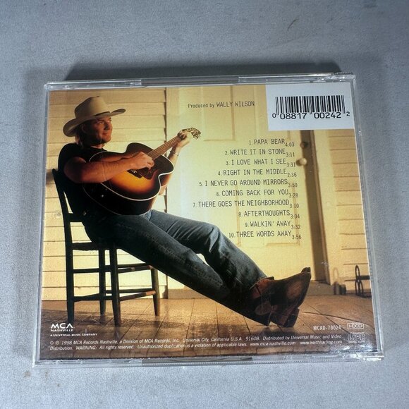 Keith Harling Write It In Stone CD Album 1998 Country Music Hits MCA Nashville - Picture 2 of 3